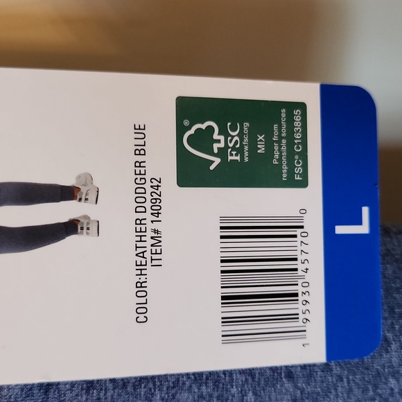 NEW. HEATHER DODGER BLUE SLACKS. 💙 2 POCKETS & DRAW STRING STRETCH WAIST. LARGE - Picture 5 of 10